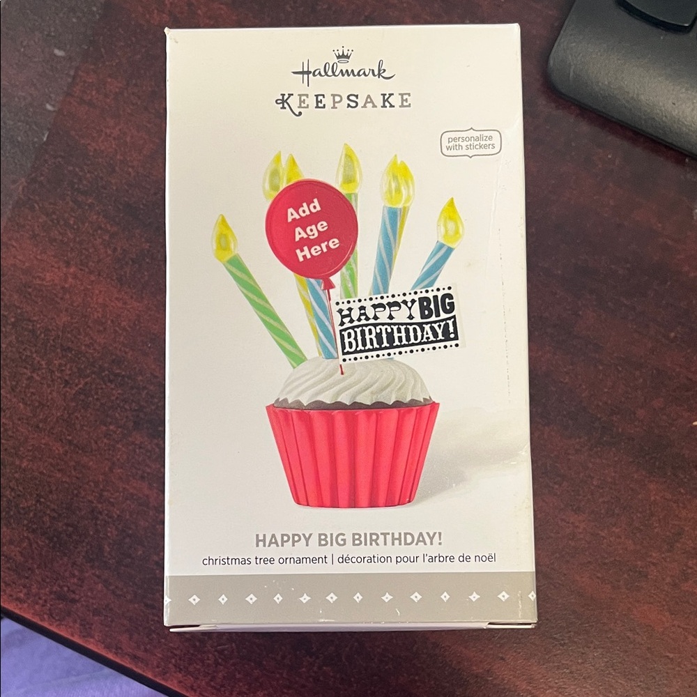 Hallmark Keepsake Happy Birthday Cupcake Ornament